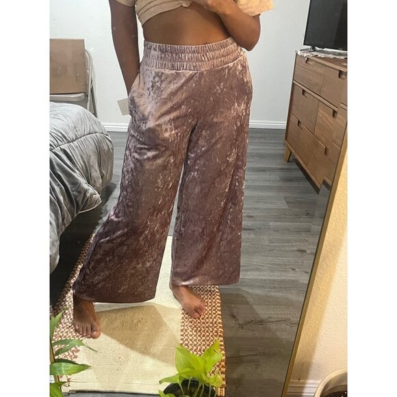 NWT Universal Thread Purple Boho Velvet Leggings - Picture 1 of 7